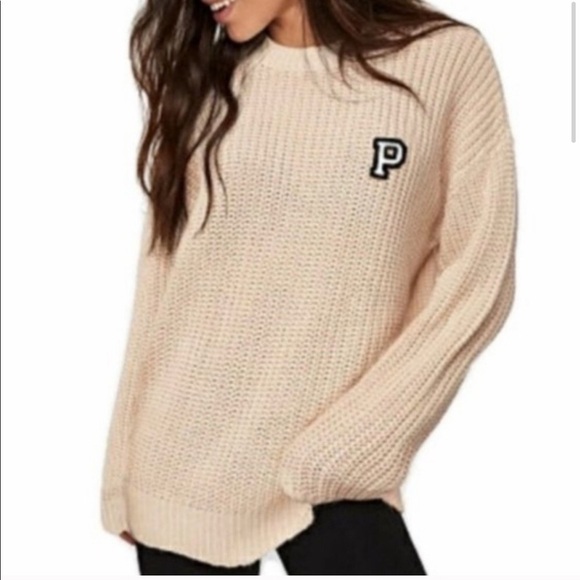 💖 Victoria Secret PINK boyfriend Sweater - Picture 3 of 10